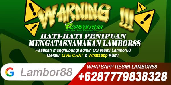 Warning Phising Slot Online Mengatasnamakan Lambor88
